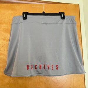 Nike Ohio State Buckeyes Gray Athletic Mini Skort Size XL